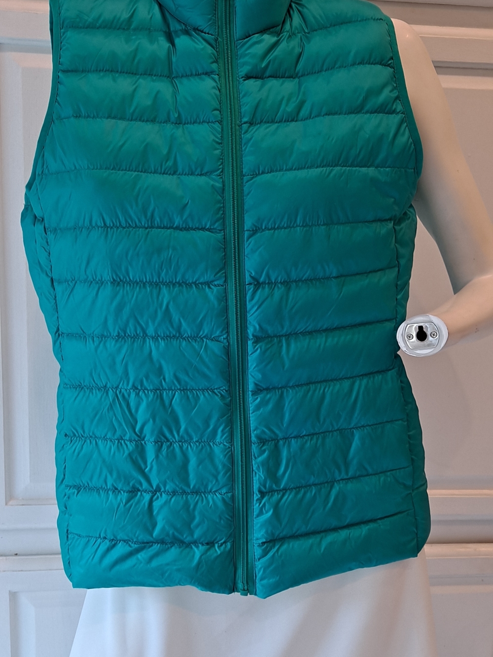 be inspired Teal Turquoise Packable 90% Down Quilted Puffer Vest Lightweight